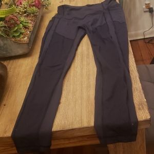 Lululemon size 8 leggings navy blue
